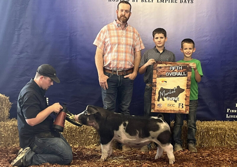 5th Overall Market Swine and Champion Spot